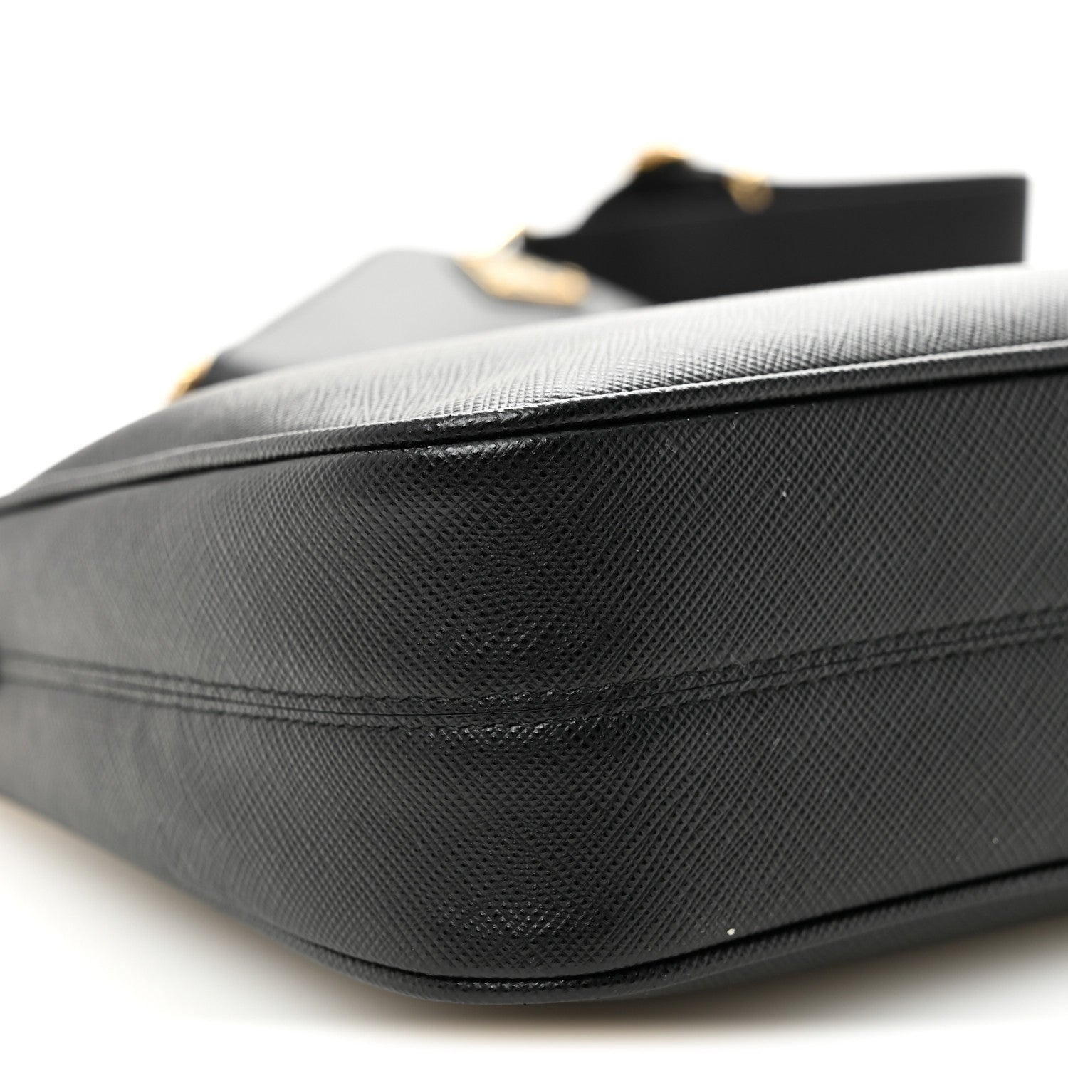 Saffiano Lux Re-Edition 2005 Shoulder Bag Black