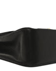Lambskin Quilted Small Single Flap Black