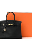 Togo Birkin 30 Black