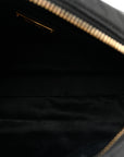 Nappa Matelasse Dome Crossbody Black
