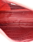 Tessuto Nylon Saffiano Mini Re-Edition 2000 Bag Rosa