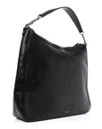 Lambskin Large JC Soft Hobo Bag Black
