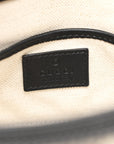 GG Supreme Monogram Horsebit 1955 Soft Small Shoulder Bag Beige Black