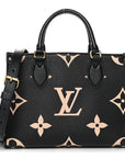 Empreinte Monogram Giant Onthego PM Black Beige