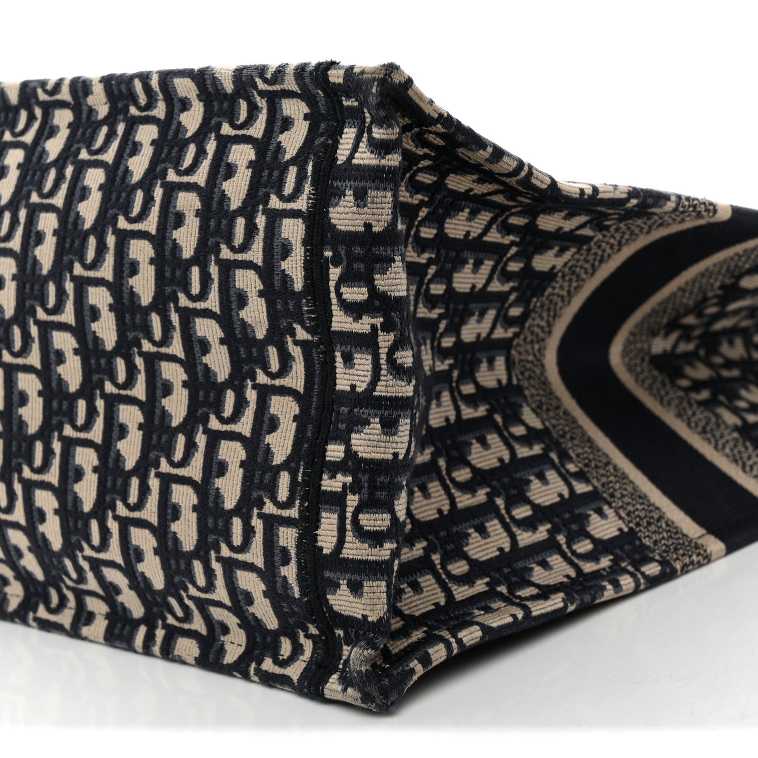Oblique Large Book Tote Blue Multicolor