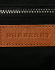 Mega Check Grained Calfskin Medium Harcourt Satchel Saddle Brown