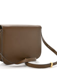 Box Calfskin Medium Classic Box Flap Bag  Camel