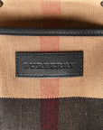 Overdyed Canvas Mega Check Heart Print Medium Chiltern Backpack Black