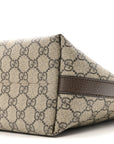 GG Supreme Monogram Medium Ophidia Tote Bag Brown