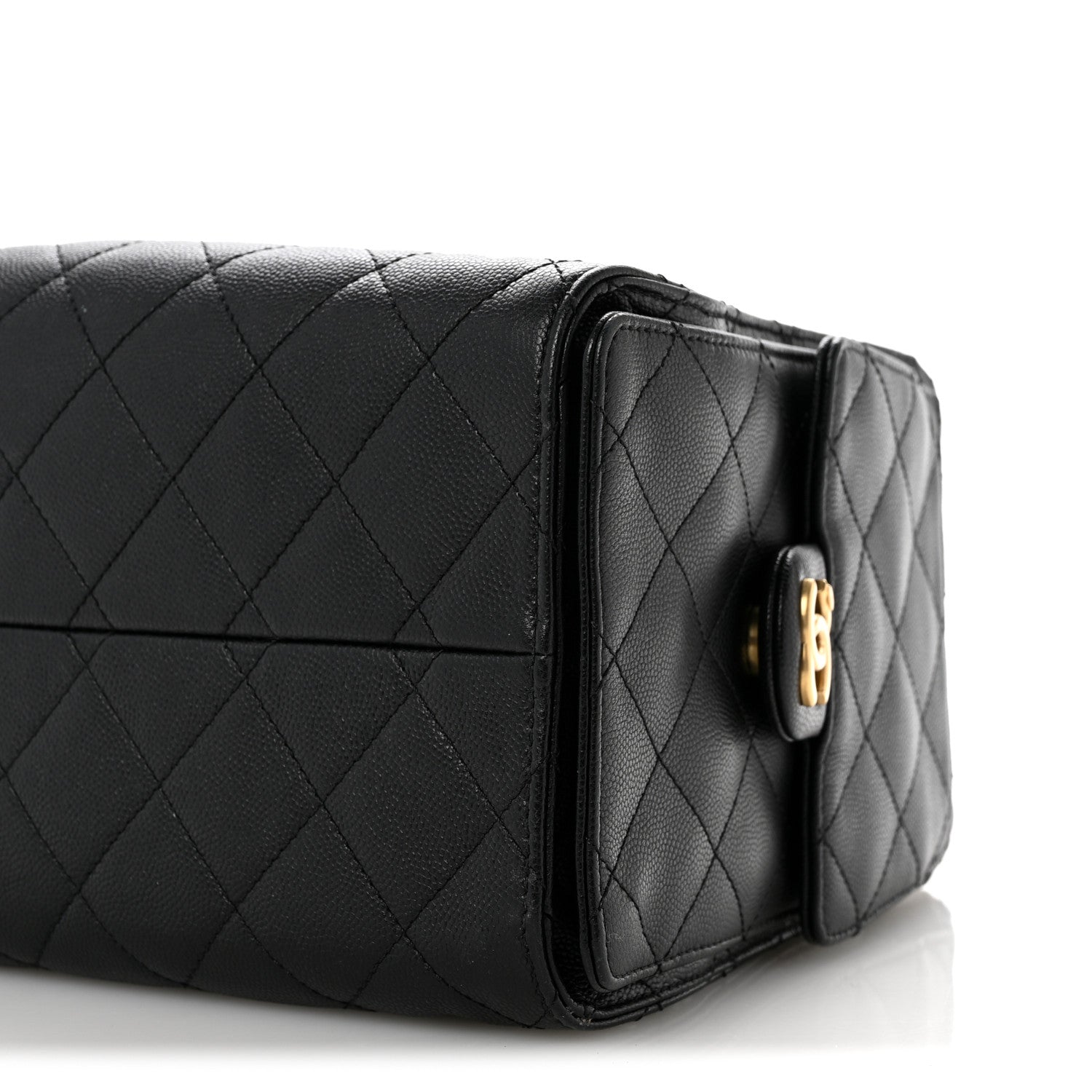 Caviar Quilted Small CHNL 25 Handbag Black