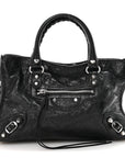 Agneau Arena Silver Hardware Small Le City Black