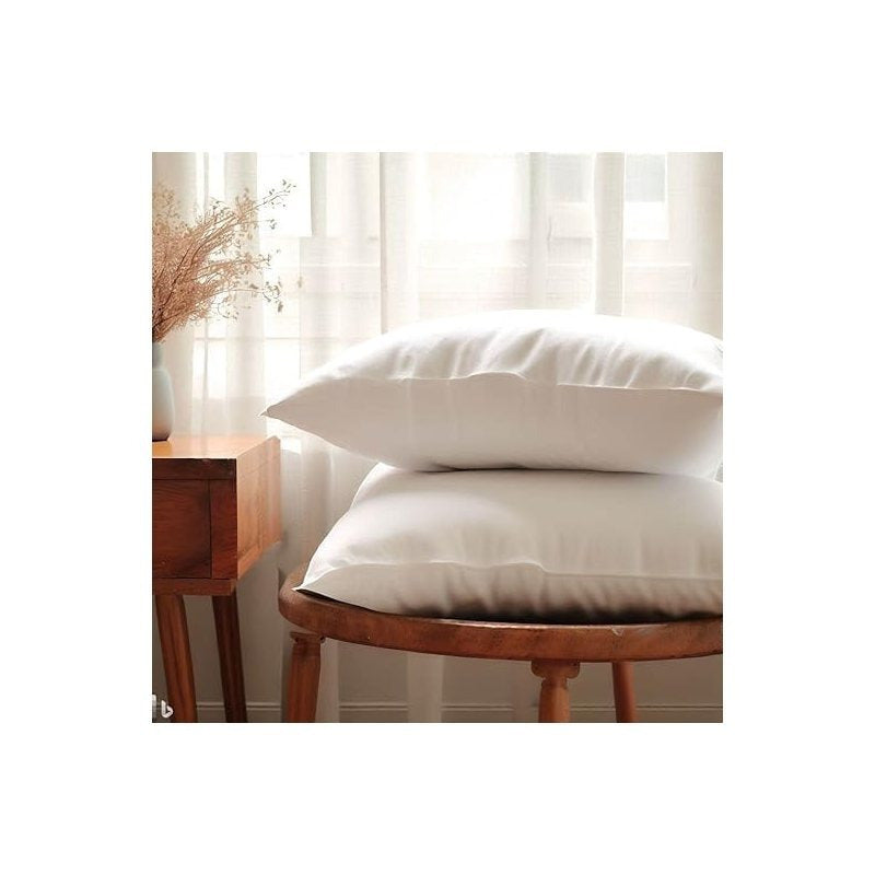 Zemmel Duck Feather & Down Pillows - Super Comfort for Restful Sleep-Feather Pillows Pack of 2 (74x48cm is pack 2 of variation) and Pack of 1