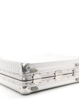Aluminum Junkers F13 Collection Classic Flight Attache Briefcase Silver