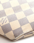Damier Azur Braided Neverfull MM Orange