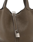 Taurillon Clemence Picotin Lock 22 MM Etoupe