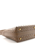 Nappa Intrecciato Mini Wallace Pinecone