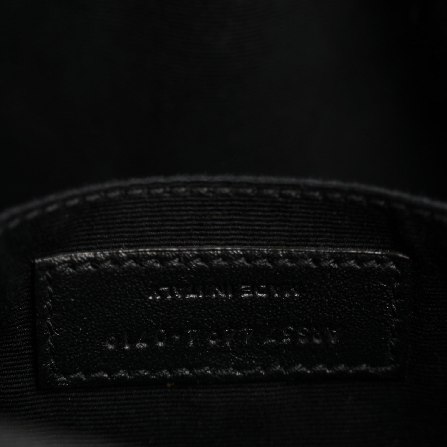 Calfskin Matelasse Monogram Monochrome Lou Camera Bag Black