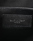 Patent Calfskin Matelasse Monogram Baby Niki Chain Satchel Black