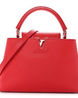 Taurillon Capucines PM Rubis