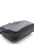 Natural Smooth Calfskin Rodeo Sling Pochette Black