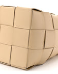 Nappa Maxi Intrecciato Small Cassette Bucket Bag Porridge