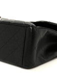 Caviar Quilted Maxi Double Flap Black
