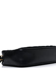 Suede Calfskin Monogram Lou Camera Bag Black