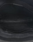 GG Supreme Monogram Web Small Flat Messenger Bag Black Grey