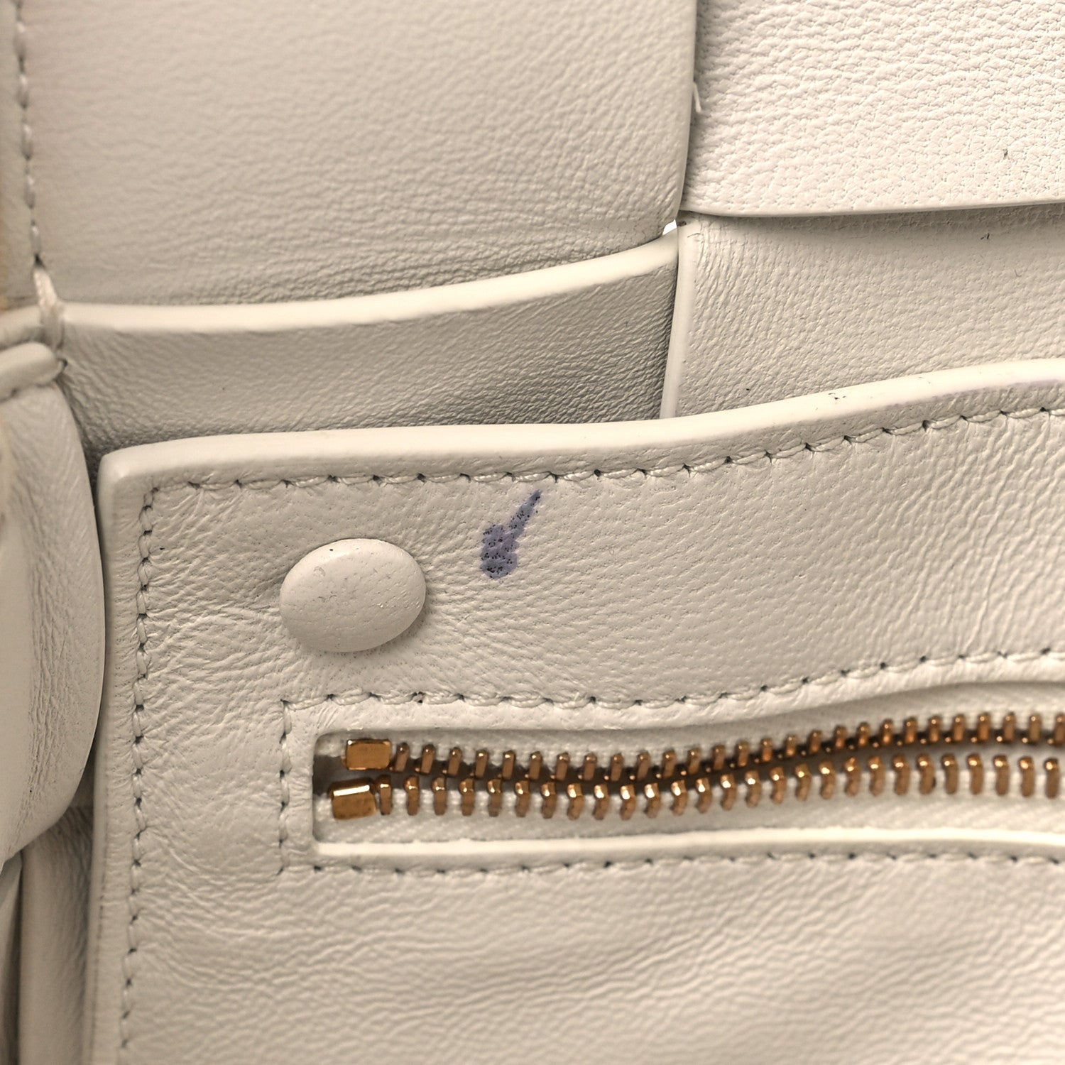 Patent Maxi Intrecciato Cassette Crossbody Bag White