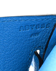 Togo Birkin 30 Bleu Zanzibar