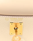 Epsom Horseshoe Mini Kelly Sellier 20 Craie Mauve Sylvestre