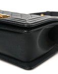 Caviar Quilted Small Boy Flap Black
