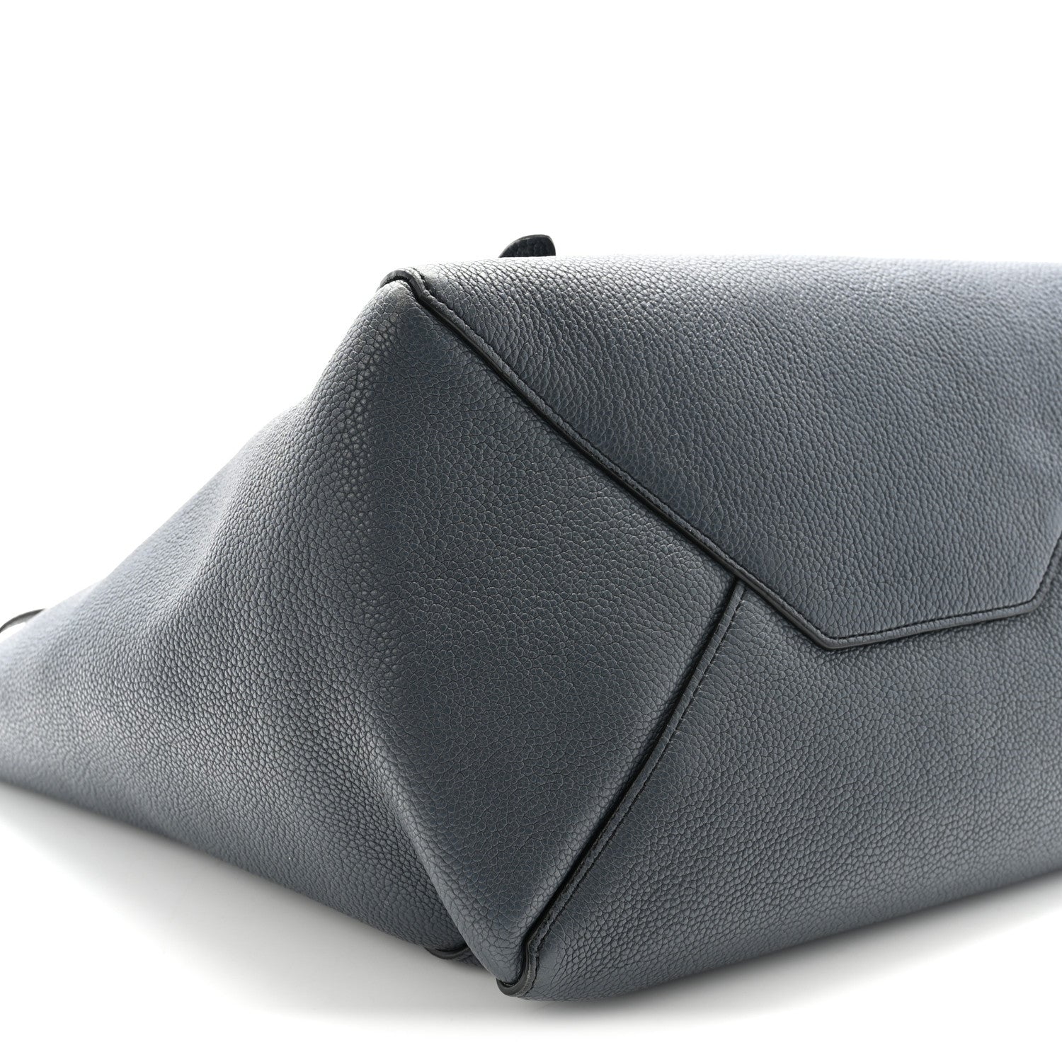Soft Grained Calfskin Small Belt Cabas Phantom Slate