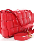 Nappa Maxi Intreccio Padded Cassette Crossbody Bag Firework