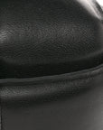 Paper Calfskin Maxi Intreccio Padded Cassette Crossbody Bag Black