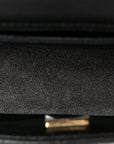 Lambskin Quilted Mini Square Flap Black