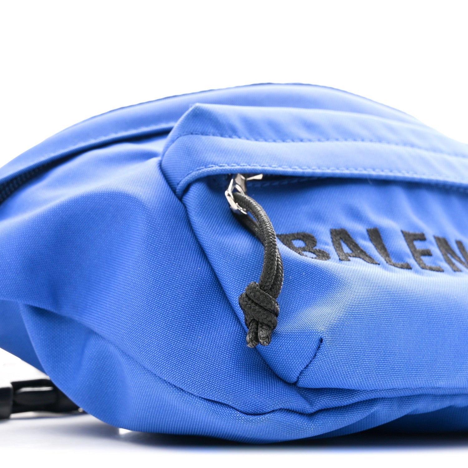 Sport Nylon Logo Embroidered Wheel Beltpack Electric Blue Black