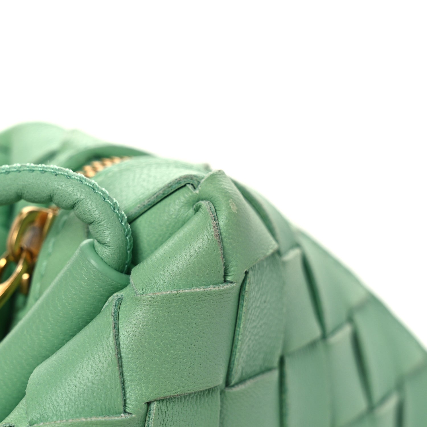 Nappa Intrecciato Mini Loop Camera Bag Siren