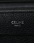 Drummed Calfskin Nano Luggage Black