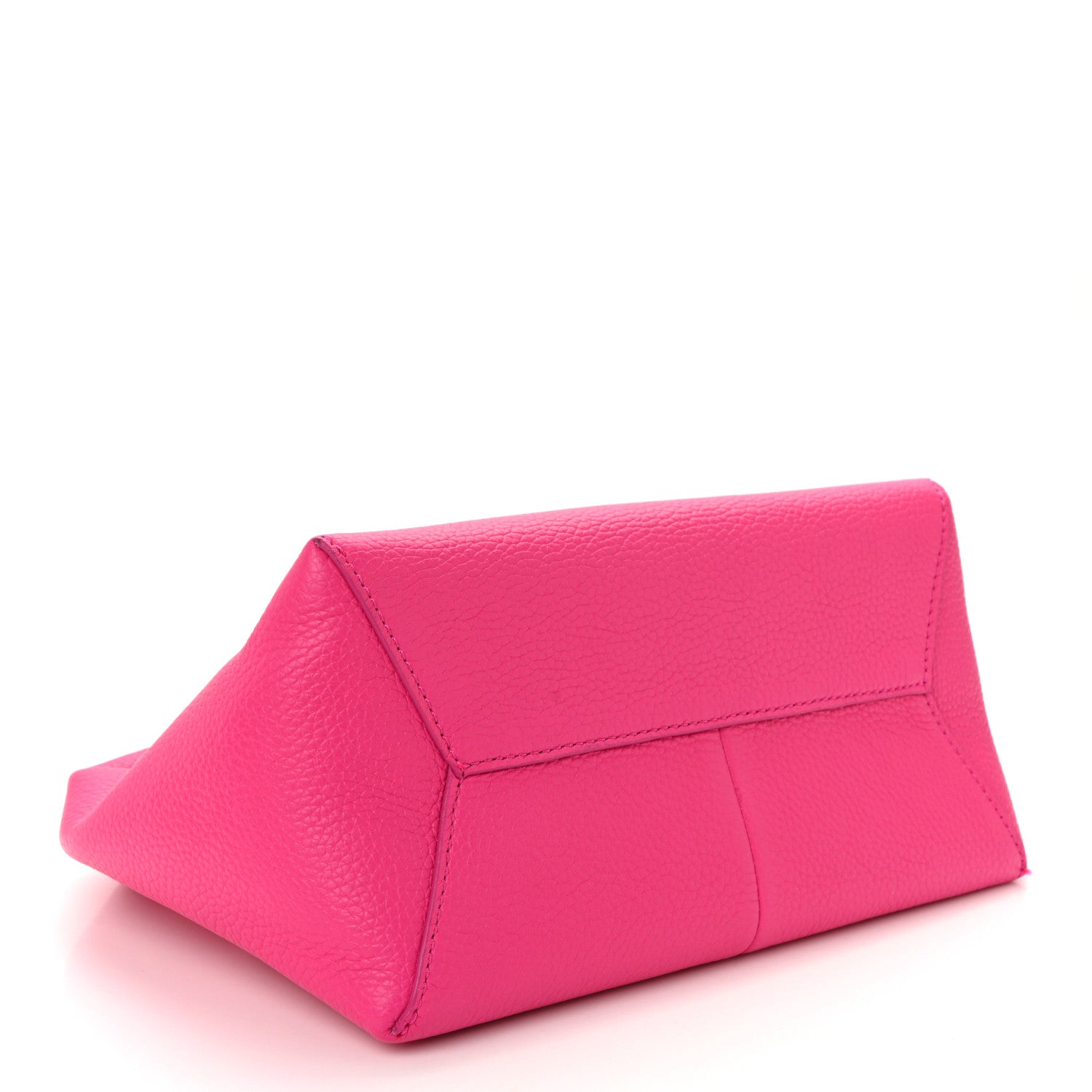Grained Calfskin Mini The Sack Bag Hot Pink