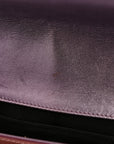 Metallic Patent Calfskin Quilted Medium Boy Flap Light Pink
