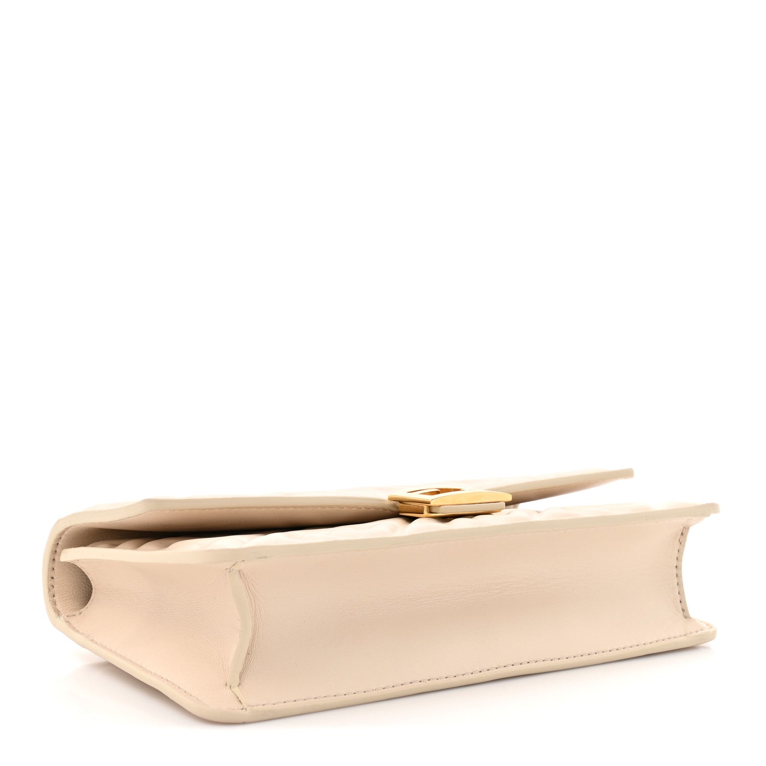 Nappa Matisse FF Embossed Wallet On Chain Baguette Camelia