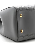 Soft GCCIssima Signature Medium Shoulder Tote Bag Deep Grey