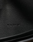 Shiny Alligator Kelly Pocket Long Wallet Black