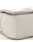 Lambskin Maxi Intreccio Candy Cassette Crossbody Bag Chalk