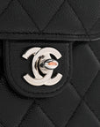 Caviar Quilted Classic Phone Holder Black
