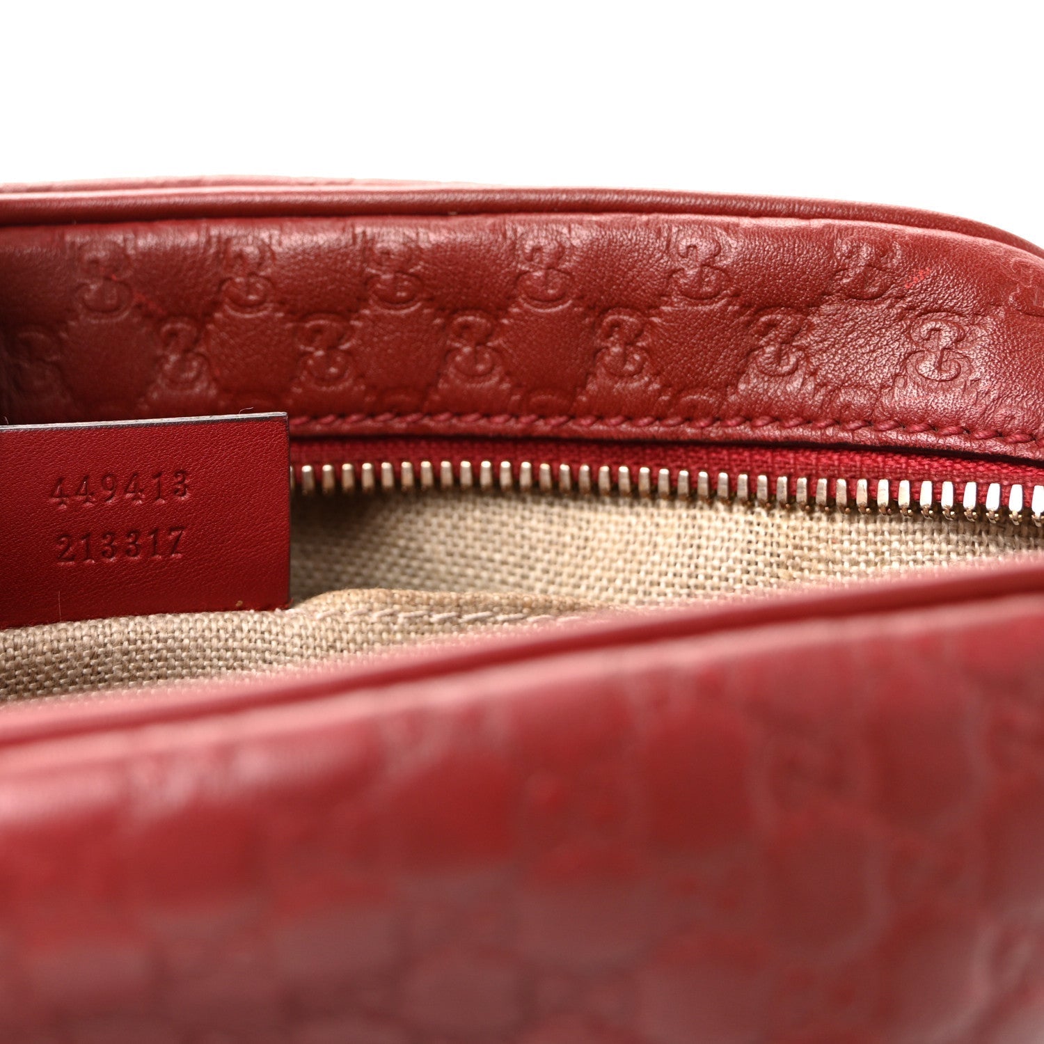 MicroGCCIssima Mini Bree Messenger Bag Red