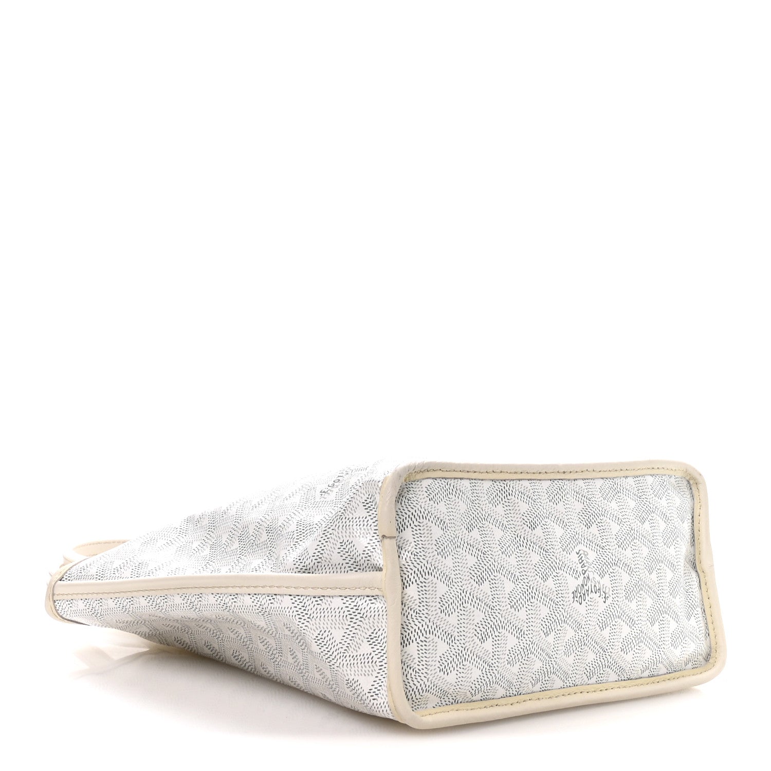 Goyardine Reversible Mini Anjou White