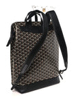 Goyardine Calfskin Cisalpin Backpack Black