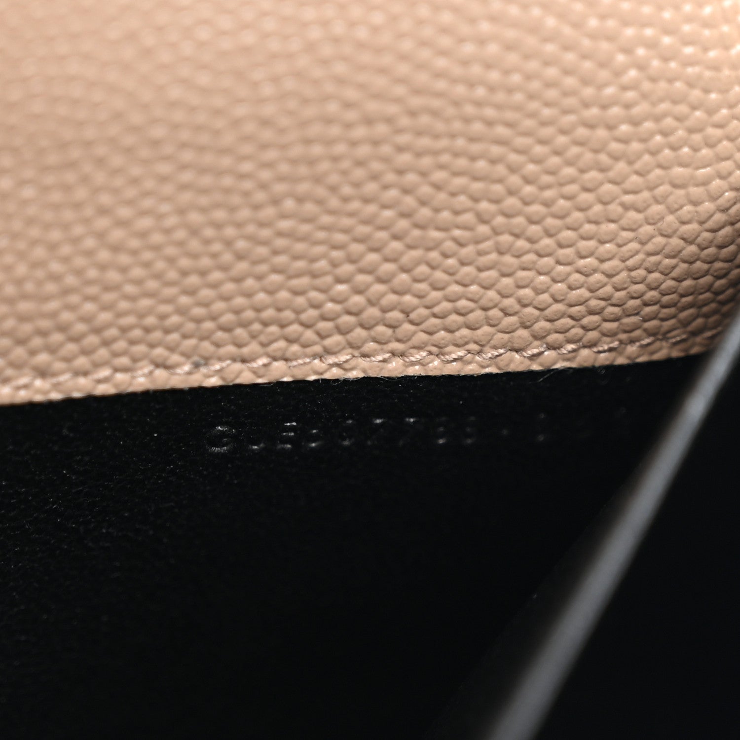 Grain De Poudre Monogram Uptown Chain Wallet Dark Beige